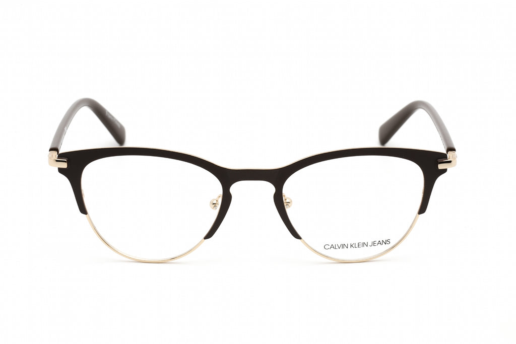 Calvin Klein Jeans CKJ20302 Eyeglasses SATIN BROWN/Clear demo lens Unisex