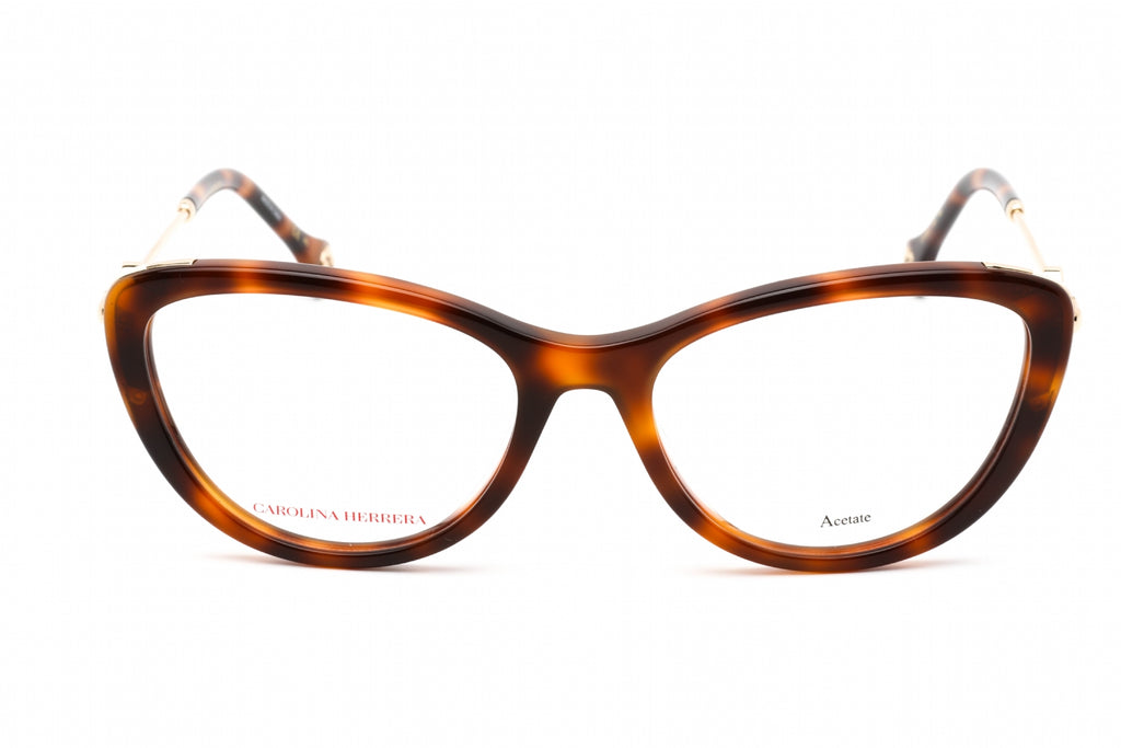 Carolina Herrera CH 0021 Eyeglasses Havana / Clear Lens Women's