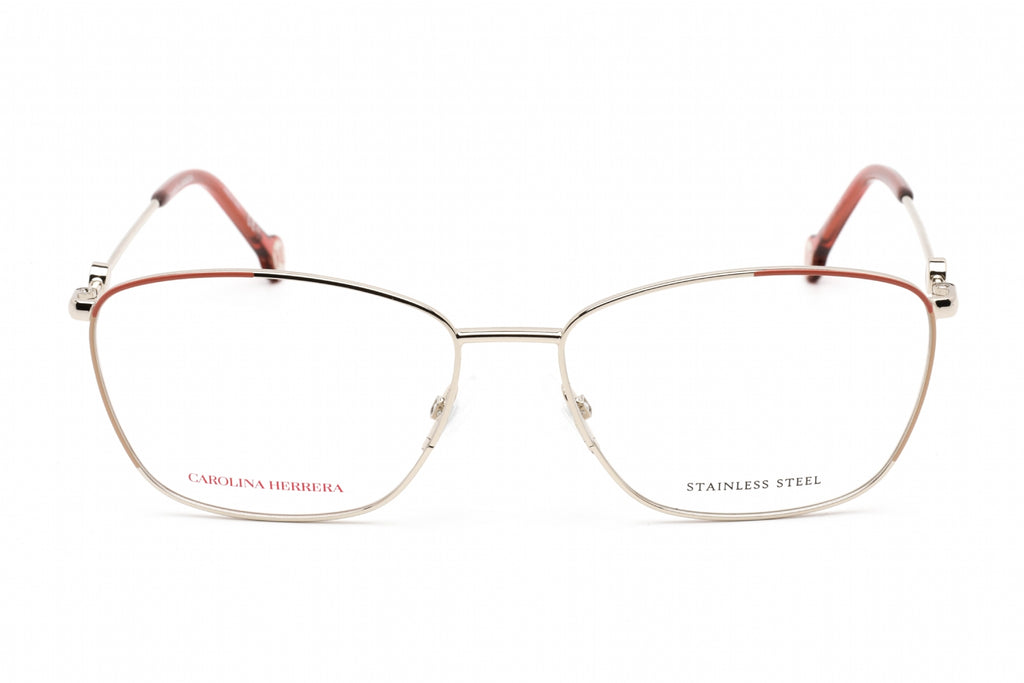 Carolina Herrera CH 0060 Eyeglasses Gold Nude / Clear Lens Women's