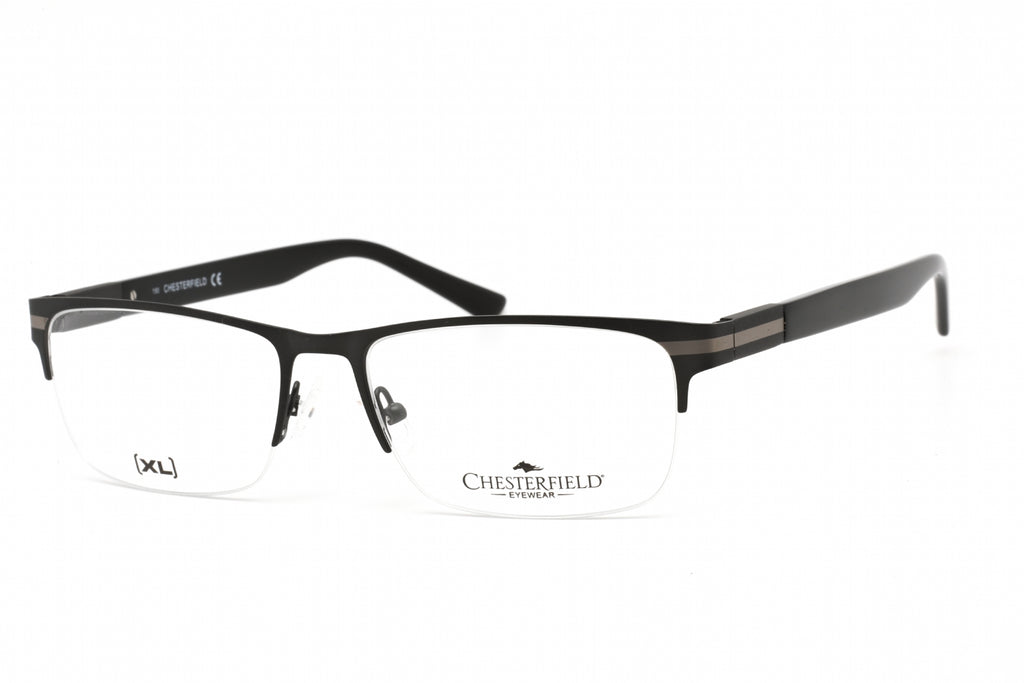 Chesterfield 62XL Eyeglasses Matte Gray / clear demo lens Men's
