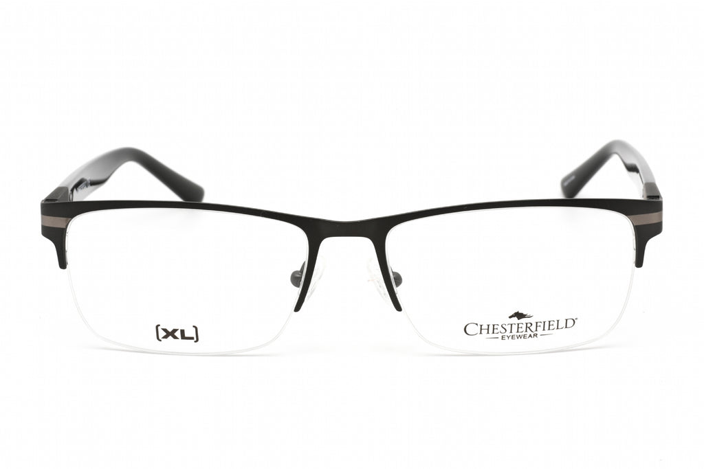 Chesterfield 62XL Eyeglasses Matte Gray / clear demo lens Men's