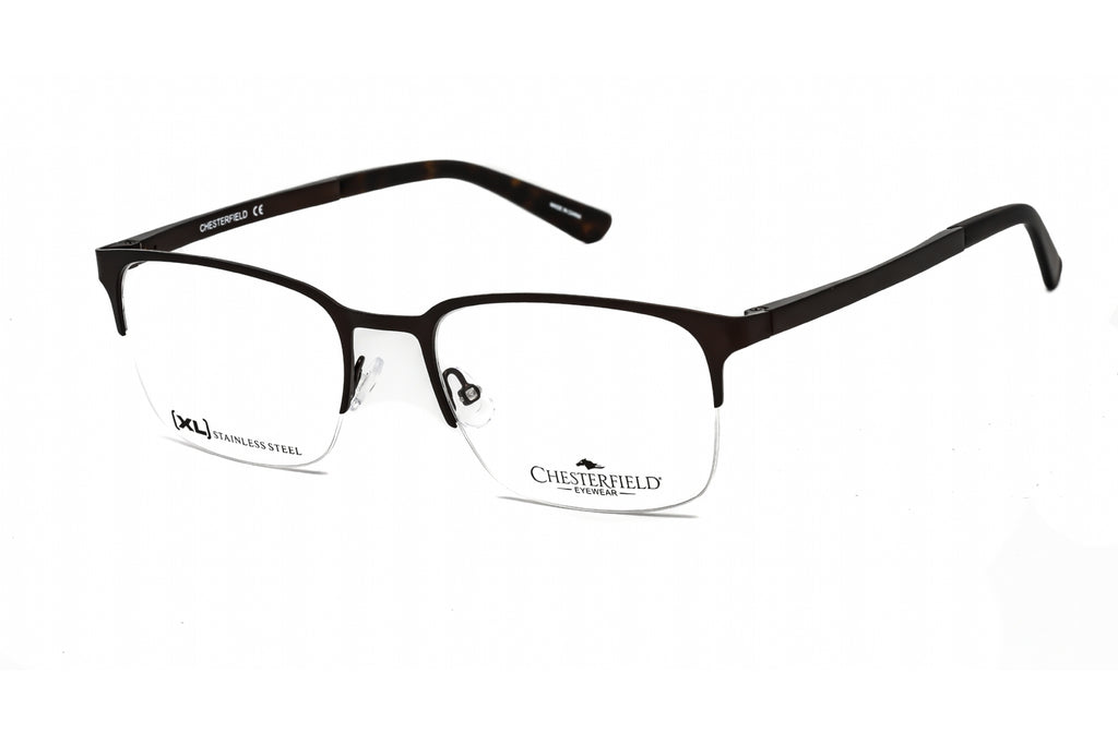 Chesterfield CH 86XL Eyeglasses DARK BROWN/Clear Lens Men's