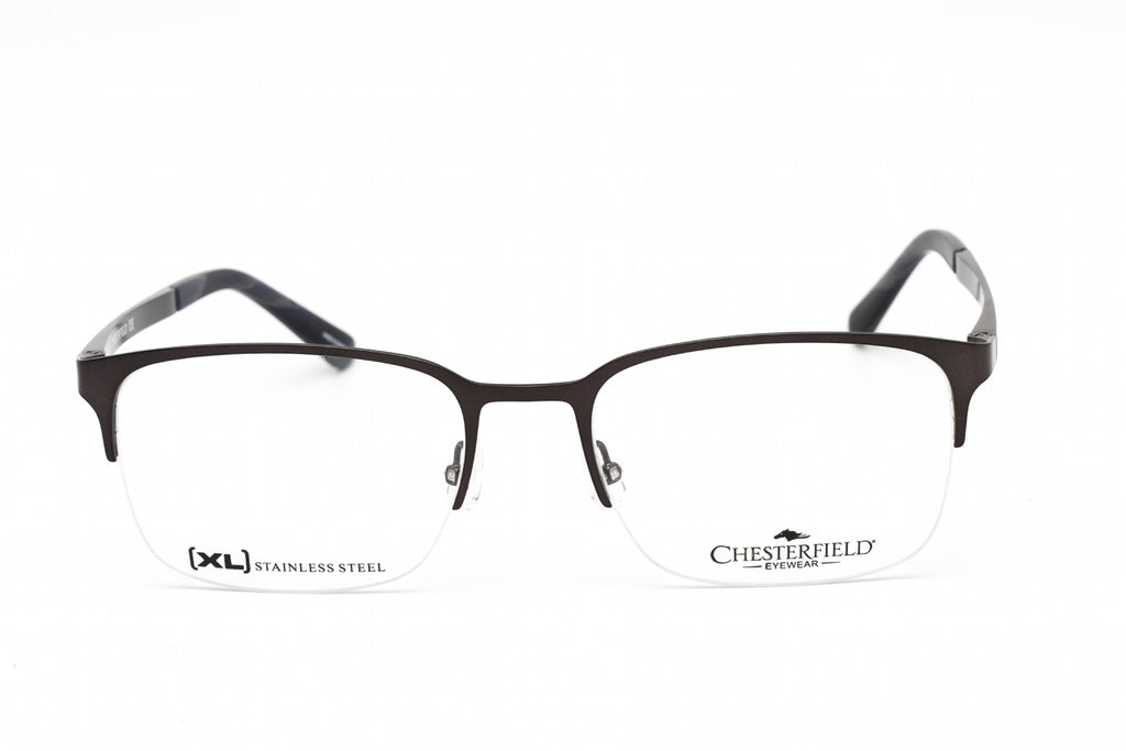 Chesterfield CH 86XL Eyeglasses MATTE GREY/Clear demo lens Men's