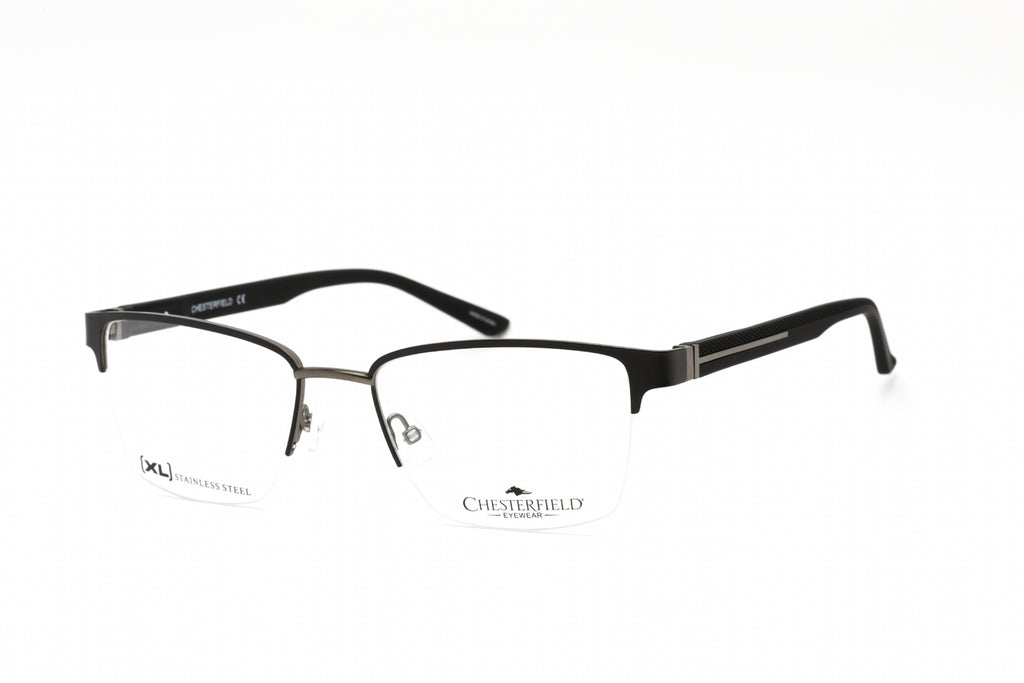 Chesterfield CH 87XL Eyeglasses BLACK RUTHENIUM / Clear demo lens Men's