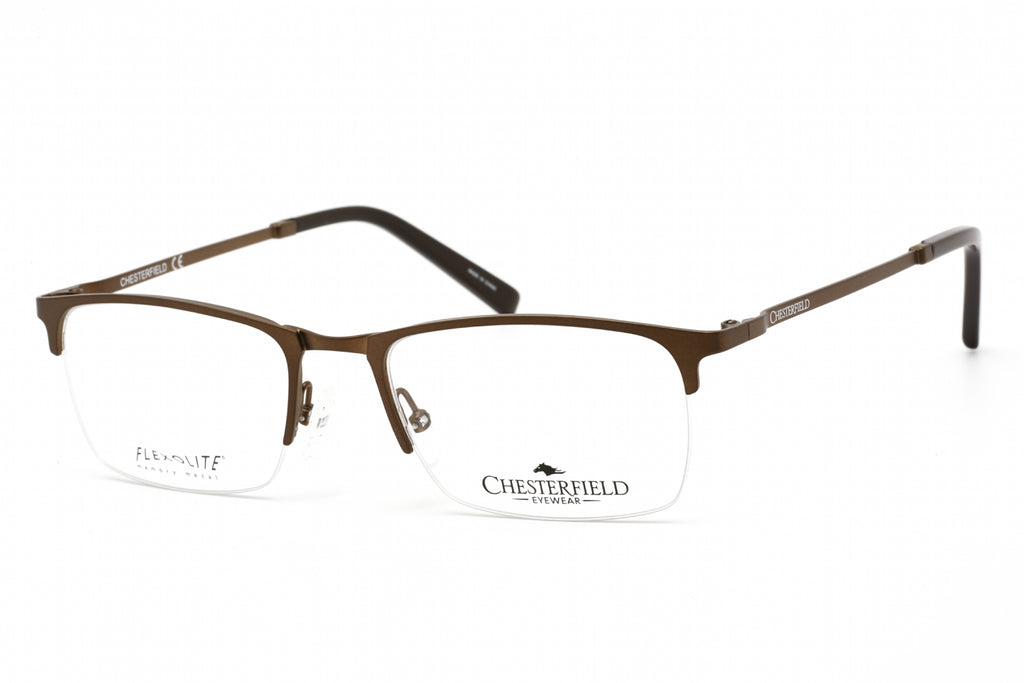 Chesterfield CH 893 Eyeglasses BROWN/Clear demo lens Men's