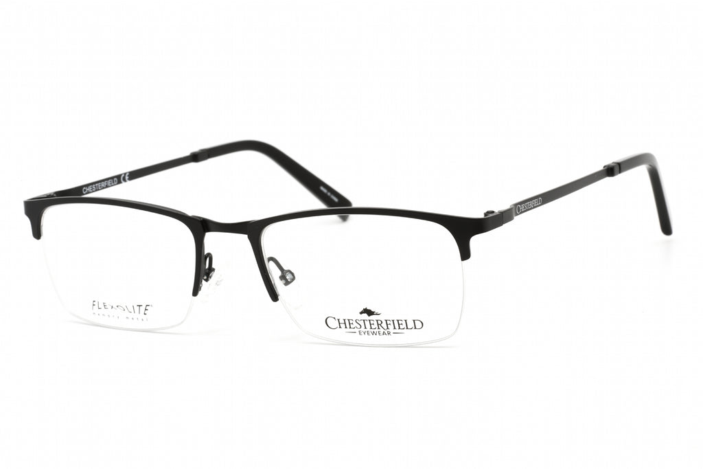 Chesterfield CH 893 Eyeglasses Matte Black/Clear demo lens Women's