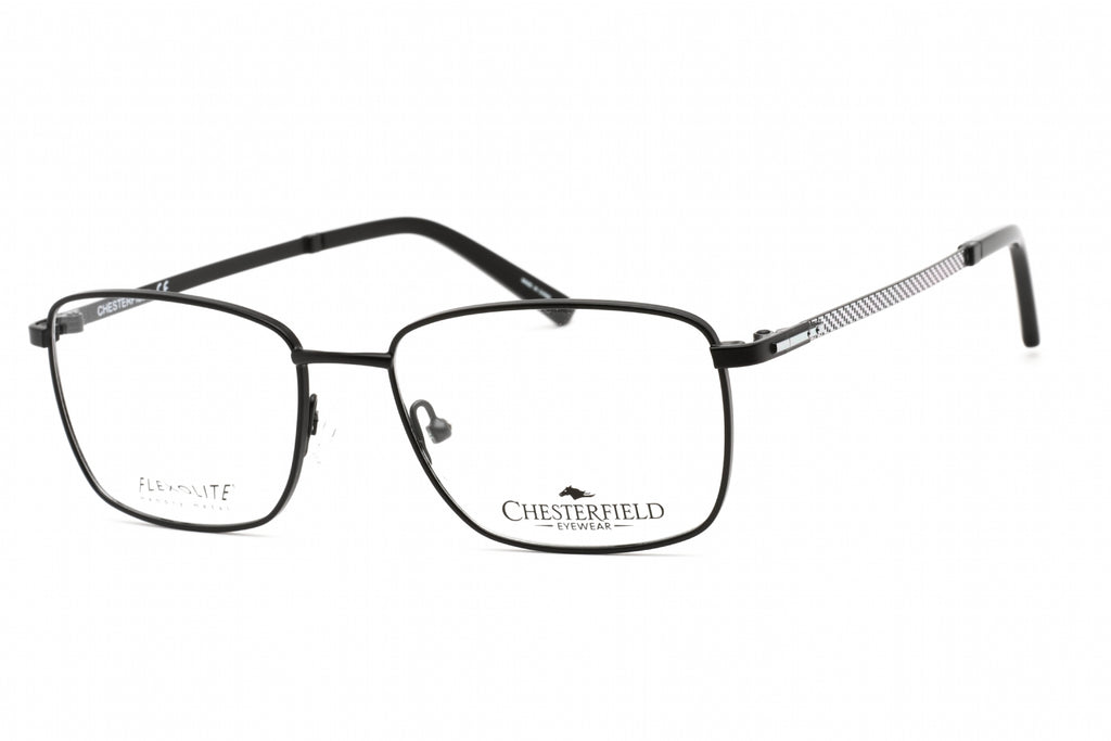 Chesterfield CH 895 Eyeglasses MATTE BLACK/clear demo lens Unisex