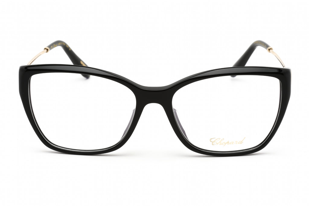 Chopard VCH322S Eyeglasses SHINY BLACK / clear demo lens Women's