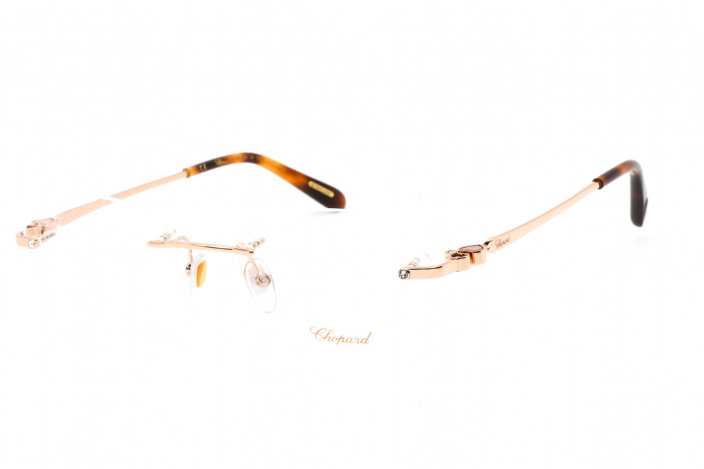 Chopard VCHD80S Eyeglasses GOLD / clear demo lens Women's