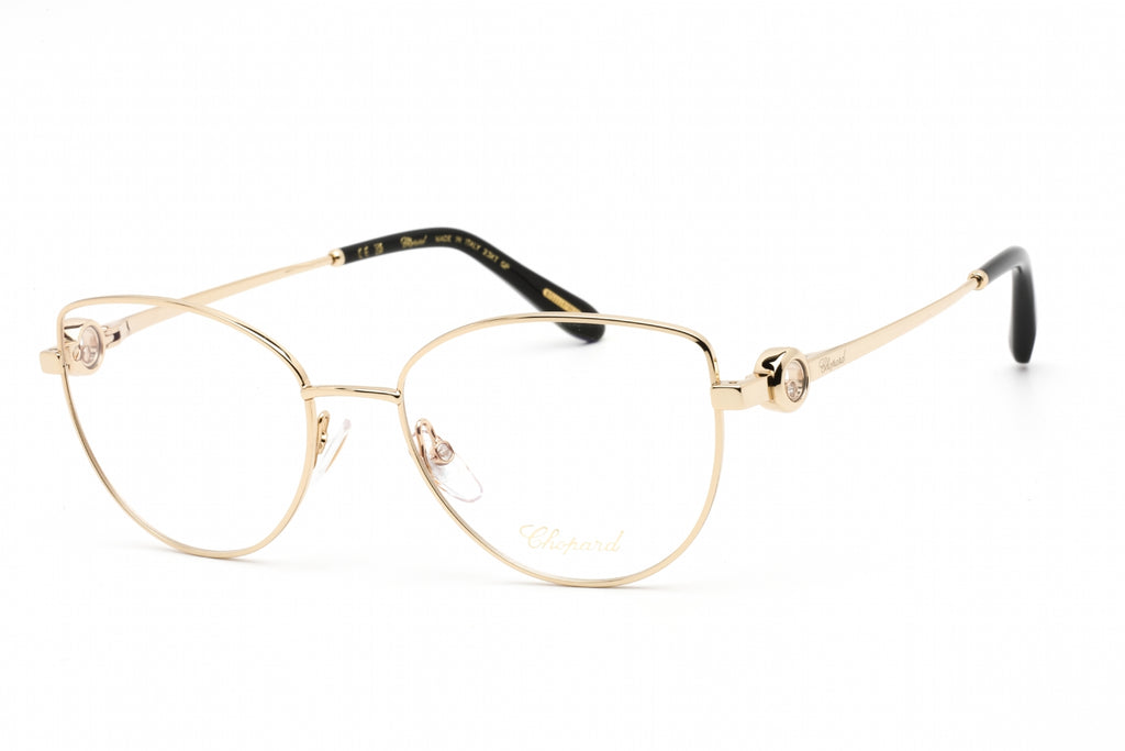 Chopard VCHG02S Eyeglasses SHINY TOTAL ROSE GOLD / clear demo lens Women's