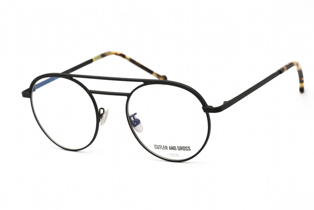 Cutler and Gross CG1269 Eyeglasses BLACK/TORTOISESHELL/BROWN / Clear demo lens Men's