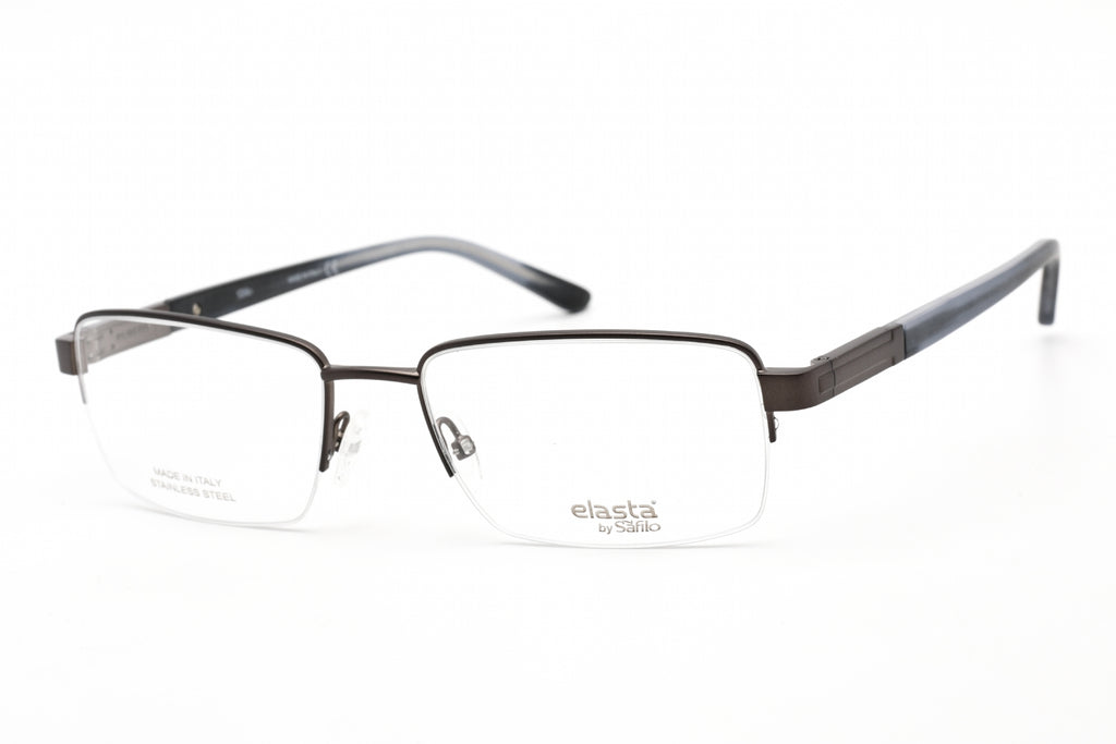 Elasta E 3120 Eyeglasses DARK GREY/Clear demo lens Men's