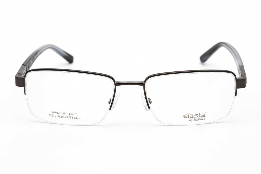 Elasta E 3120 Eyeglasses DARK GREY/Clear demo lens Men's