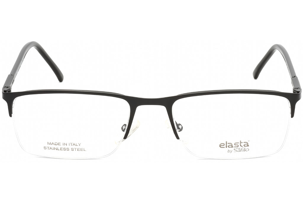 Elasta E 7233 Eyeglasses Matte Black / Clear Lens Men's