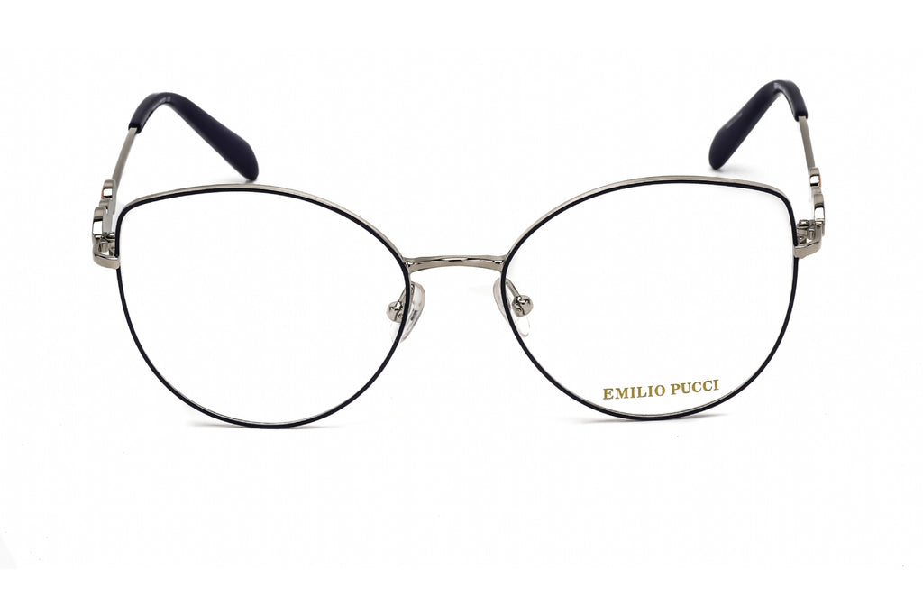 Emilio Pucci EP5144 Eyeglasses shiny blue / clear demo lens Women's