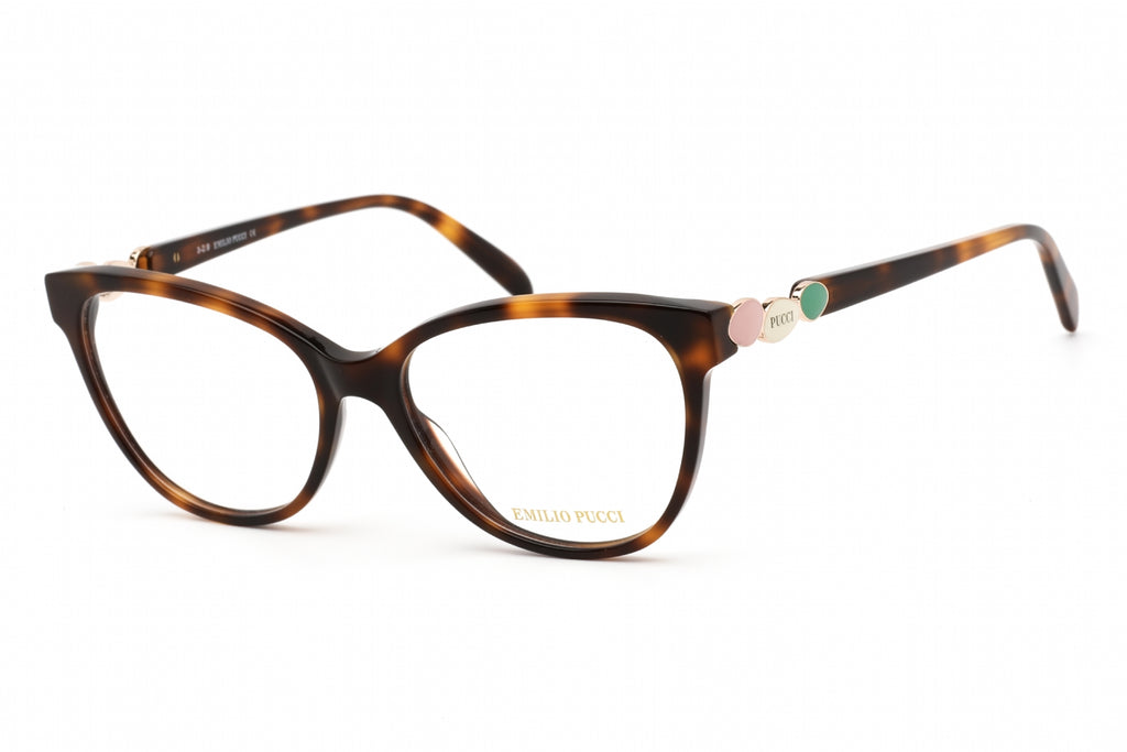 Emilio Pucci EP5151 Eyeglasses Dark Havana / Clear Lens Women's