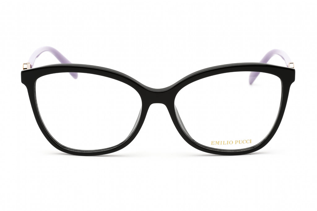 Emilio Pucci EP5178 Eyeglasses shiny black / clear demo lens Women's