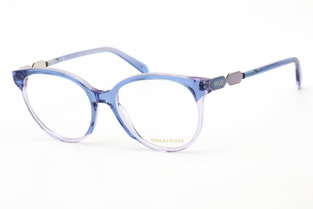Emilio Pucci EP5184 Eyeglasses light blue/other / clear demo lens Women's