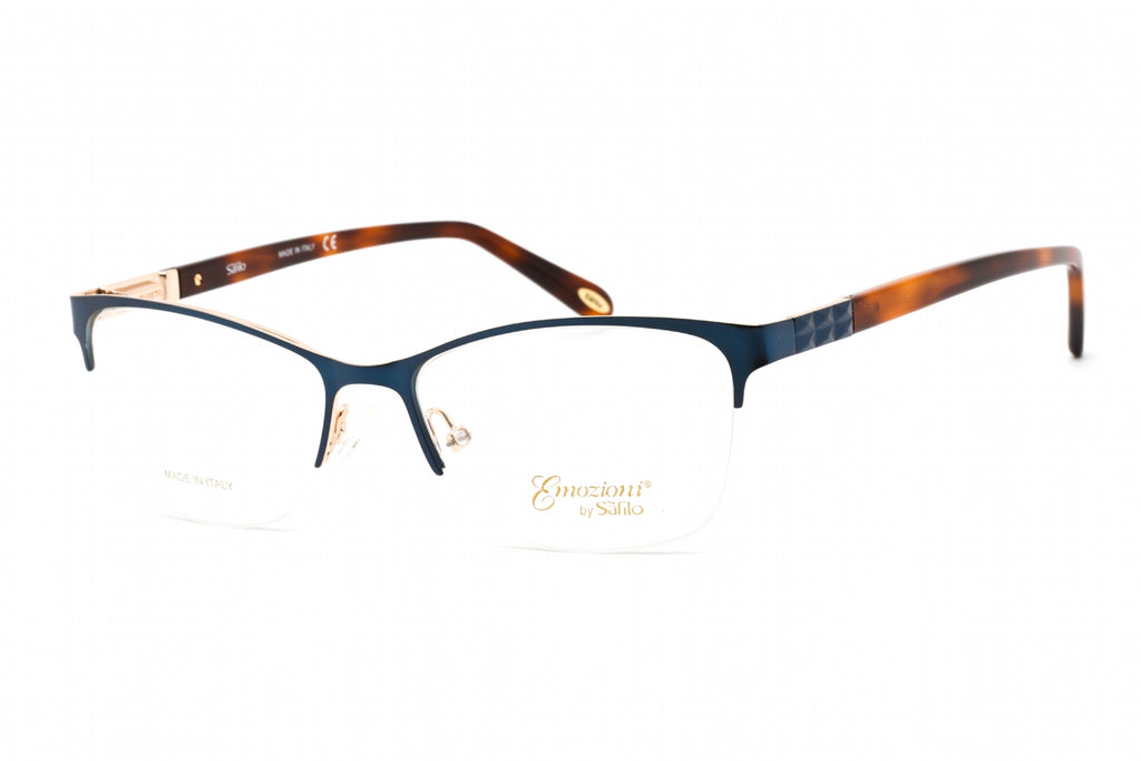 Emozioni 4379 Eyeglasses Blue Gold / Clear Lens Women's