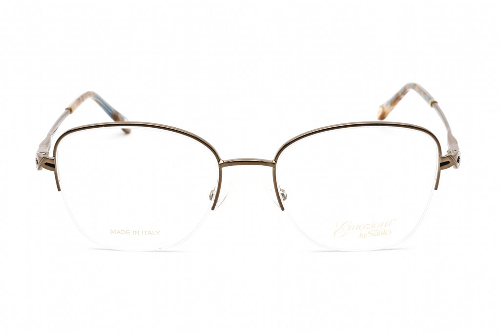 Emozioni EM 4409 Eyeglasses Light Brown / Clear Lens Women's