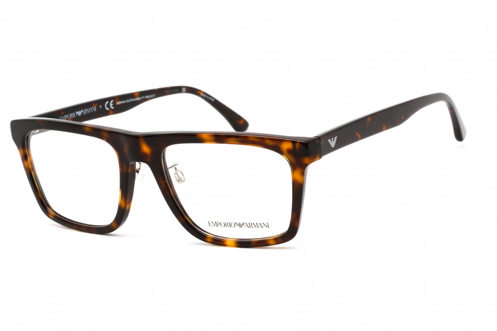 Emporio Armani 0EA3185F Eyeglasses Havana / Clear Lens Men's