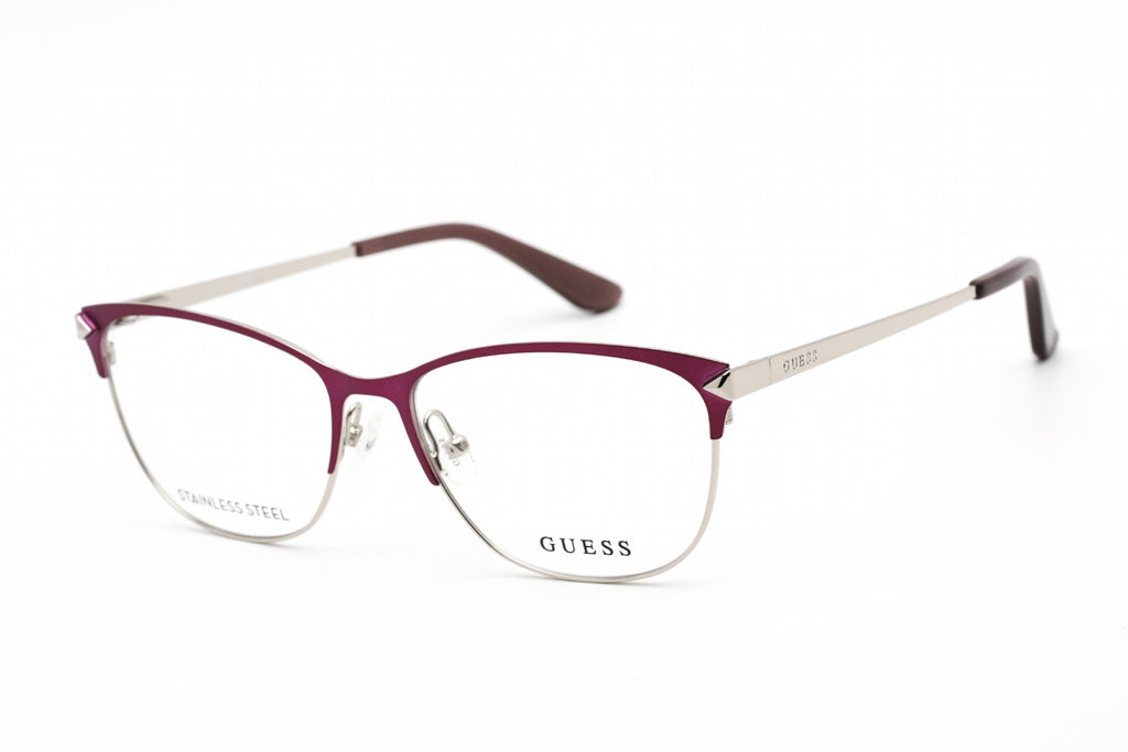 Guess GU2755 Eyeglasses matte violet/Clear demo lens Women's