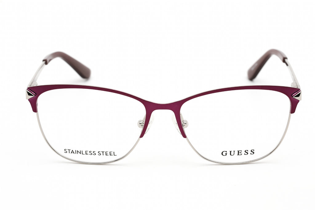 Guess GU2755 Eyeglasses matte violet/Clear demo lens Women's