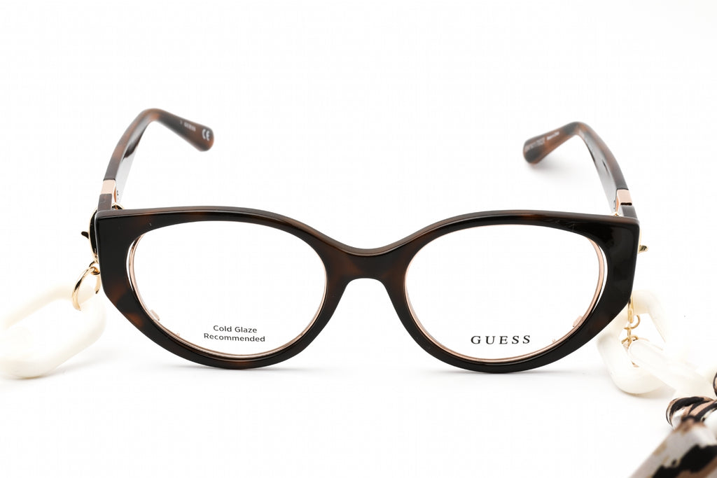 Guess GU2885 Eyeglasses blonde havana / clear demo lens Women's