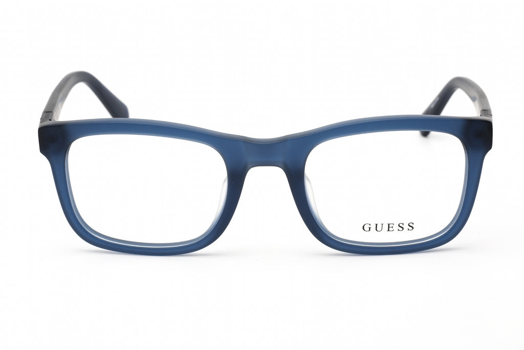 Guess GU50002 Eyeglasses Matte Blue/Clear Lens Women's
