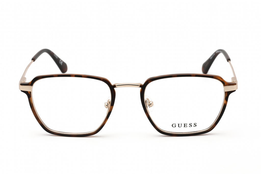 Guess GU50041 Eyeglasses dark havana/Clear demo lens Men's