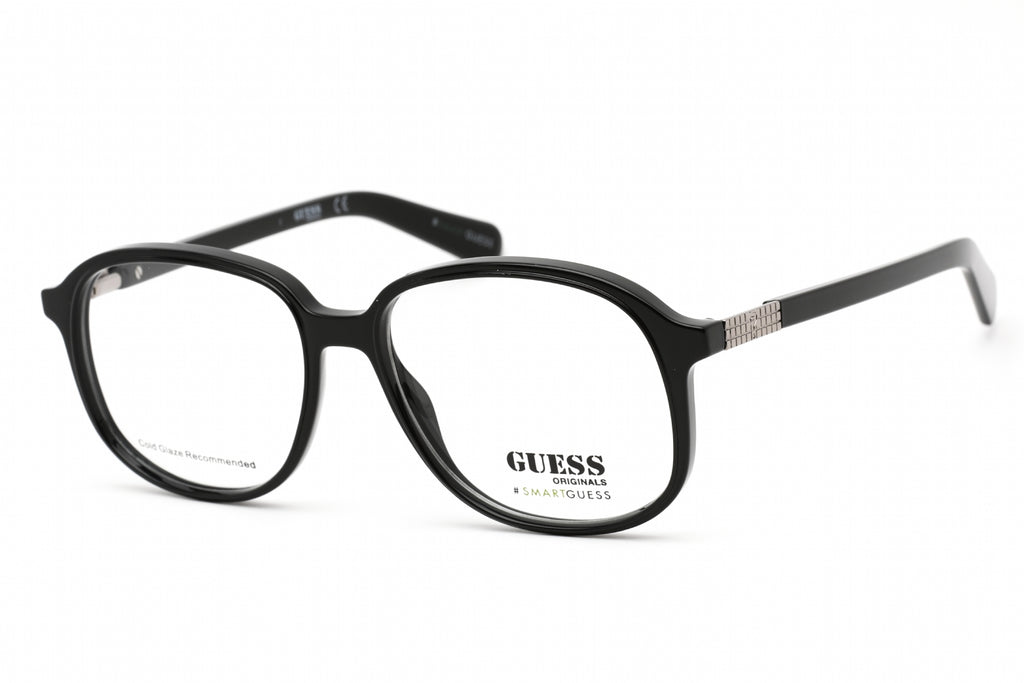 Guess GU8255 Eyeglasses shiny black / Clear demo lens Unisex