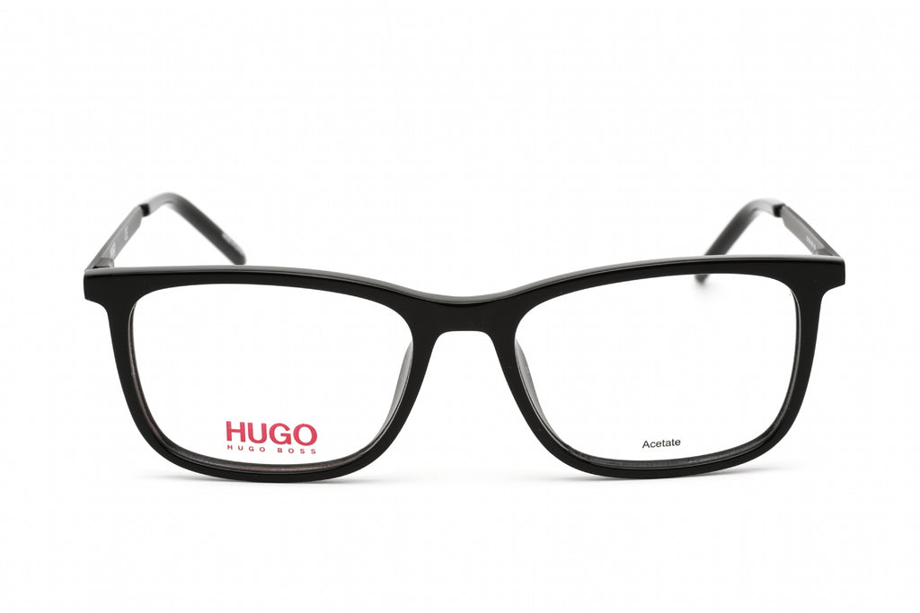HUGO HG 1018 Eyeglasses BLACK/Clear demo lens Men's