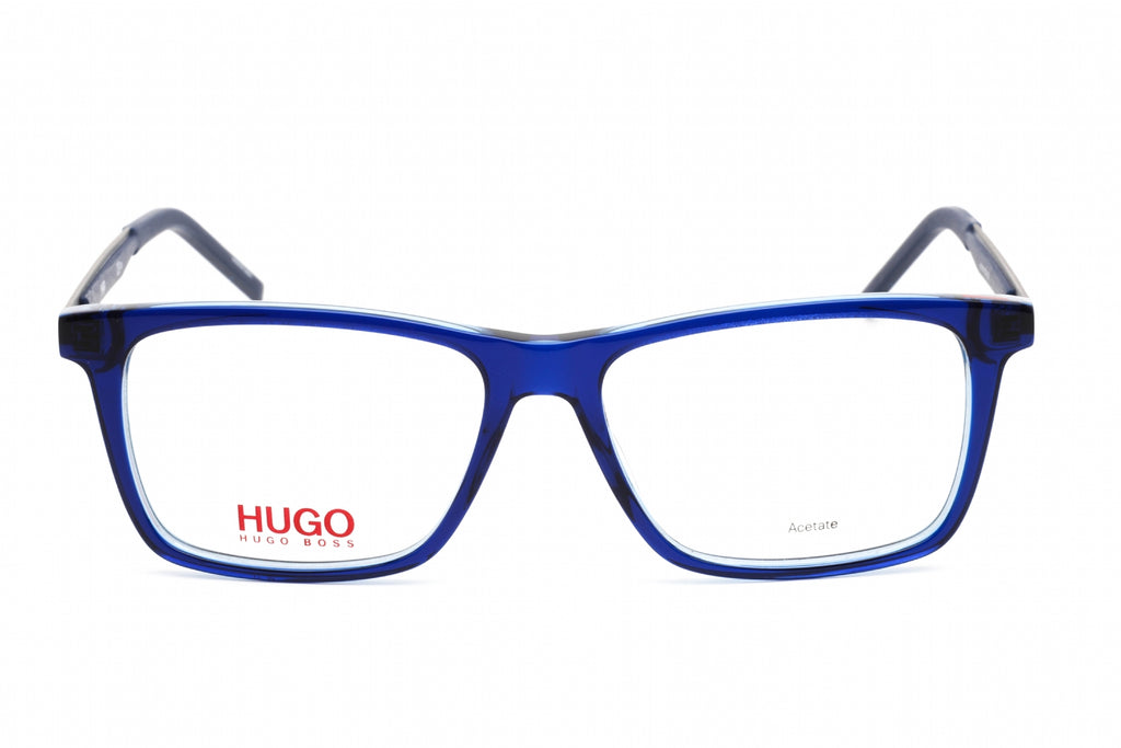 HUGO HG 1140 Eyeglasses Blue Azure / Clear Lens Men's