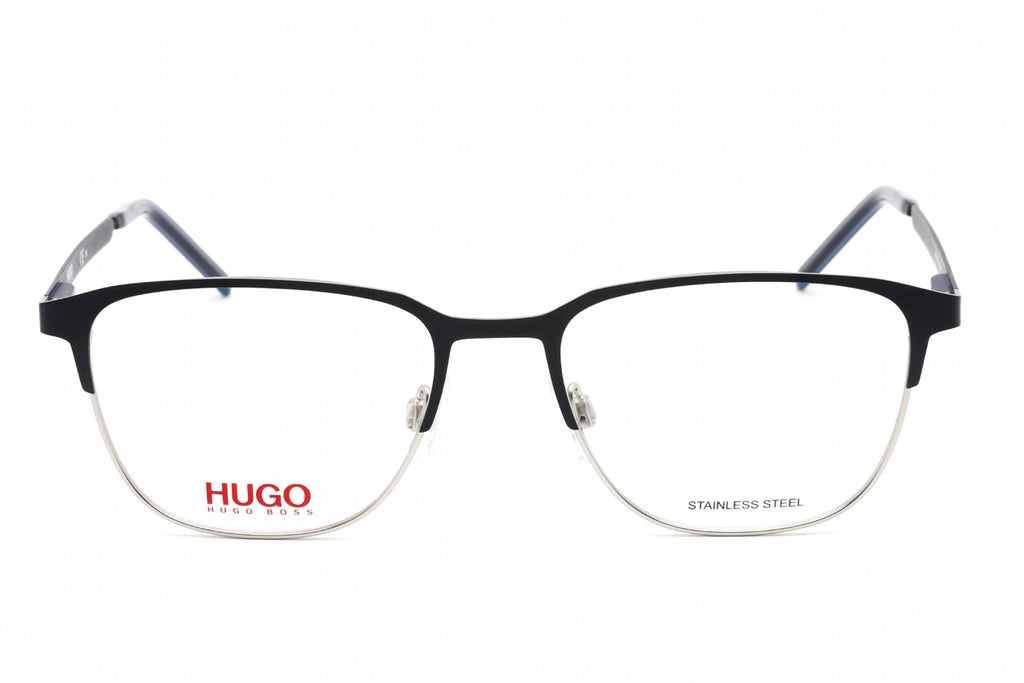 HUGO HG 1155 Eyeglasses BLUE RUTHENIUM/Clear demo lens Men's