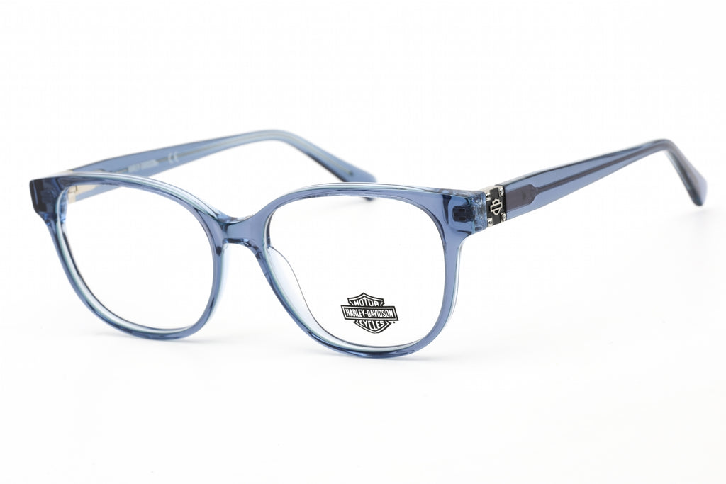 Harley Davidson HD0558 Eyeglasses blue/other/clear demo lens Women's