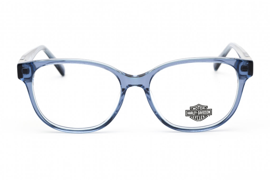 Harley Davidson HD0558 Eyeglasses blue/other/clear demo lens Women's