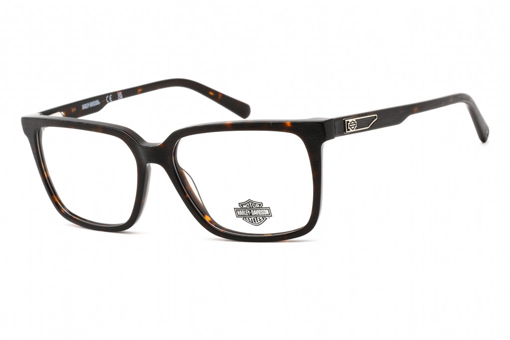 Harley Davidson HD0859 Eyeglasses dark havana/clear demo lens Unisex