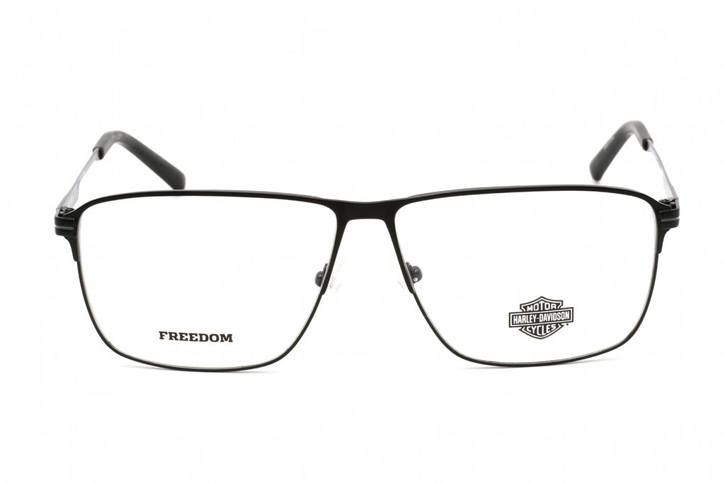 Harley Davidson HD9017 Eyeglasses Matte Black / Clear Lens Unisex