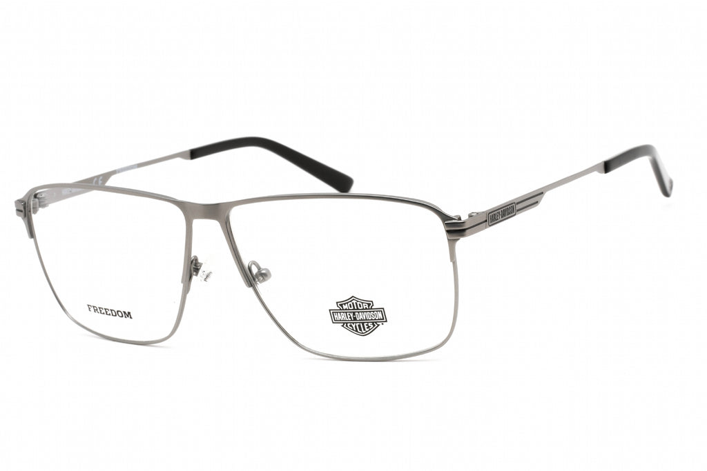 Harley Davidson HD9017 Eyeglasses Matte Gunmetal / Clear Lens Unisex