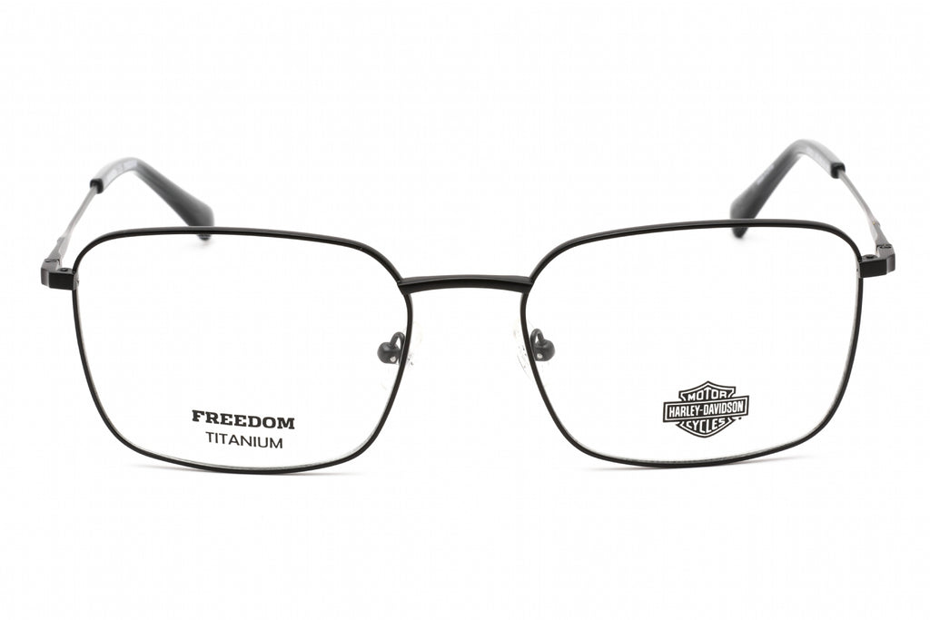 Harley Davidson HD9021 Eyeglasses Matte Black / Clear Lens Unisex