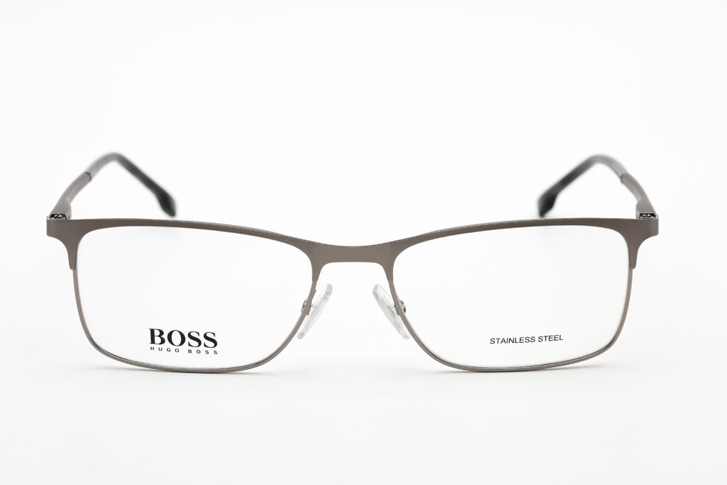 Hugo Boss BOSS 1186 Eyeglasses MATTE RUTHENIUM / Clear demo lens Unisex