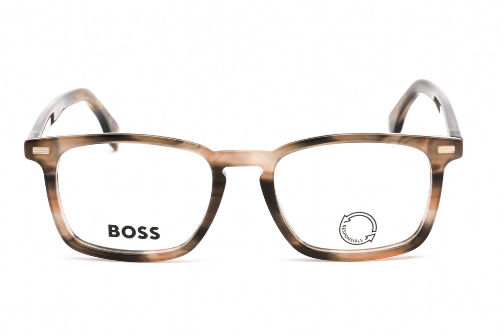Hugo Boss BOSS 1368 Eyeglasses Grey Brown / Clear Lens Men's