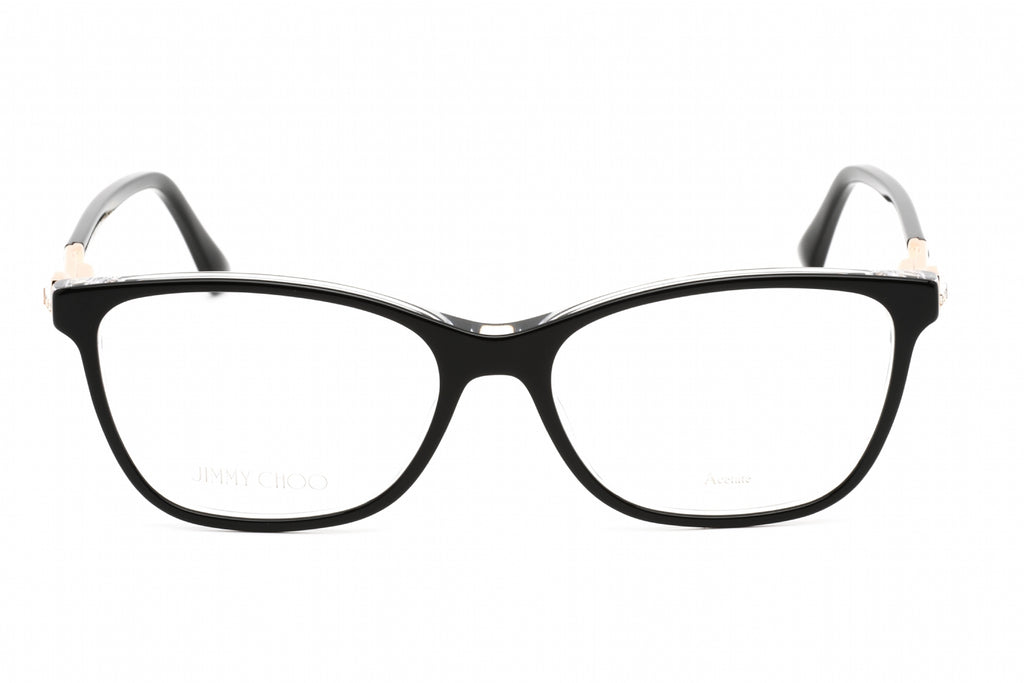 Jimmy Choo JC 274 Eyeglasses BLACK CRYSTAL/Clear demo lens Women's