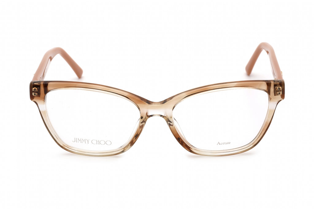 Jimmy Choo JC 334 Eyeglasses STRIPED PINK / Clear Lens Women's
