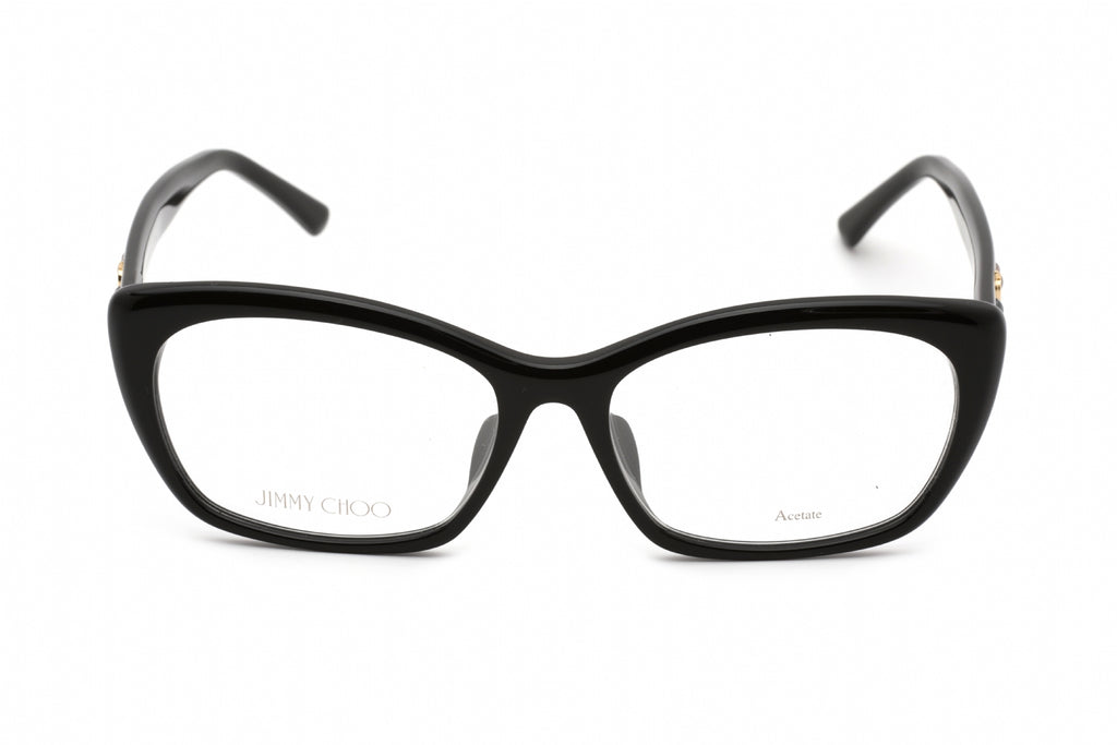 Jimmy Choo JC 346/F Eyeglasses BLACK/Clear demo lens Women's