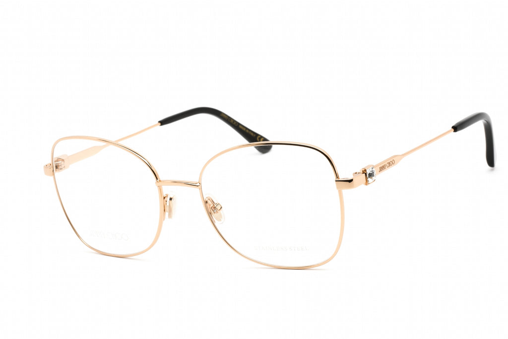 Jimmy Choo JC 347 Eyeglasses Rose Gold / Clear Lens Women's