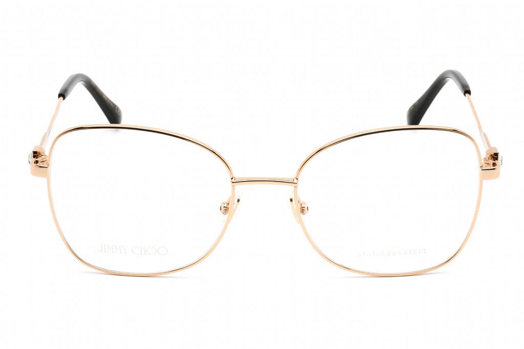 Jimmy Choo JC 347 Eyeglasses Rose Gold / Clear Lens Women's