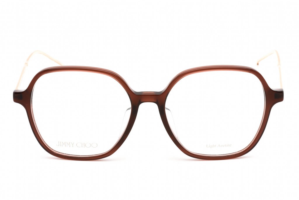 Jimmy Choo JC 367/F Eyeglasses Brown / Clear Lens Women's