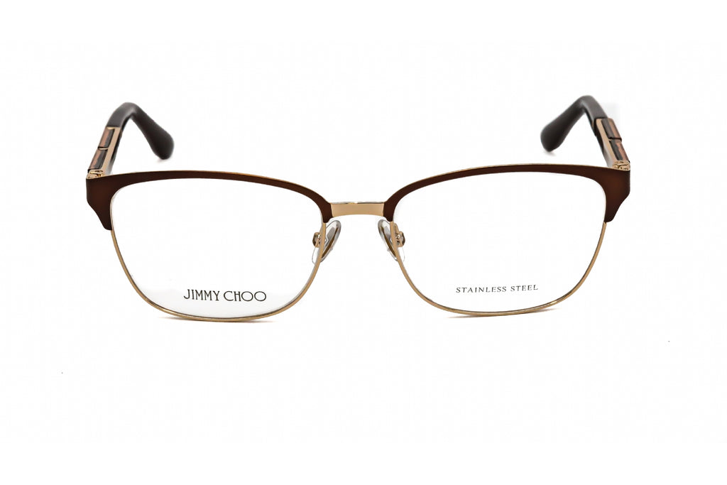 Jimmy Choo Jc 192 Eyeglasses Matte Brown / Clear Lens Women's