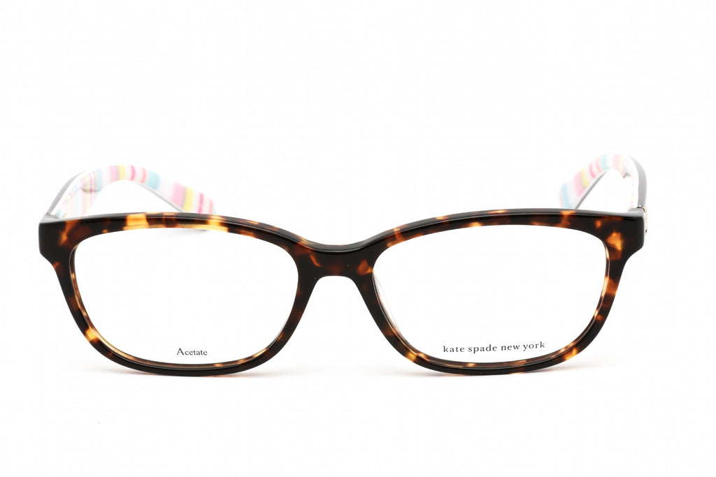 Kate Spade Brylie Eyeglasses HAVANA PATTERN / clear demo lens Women's